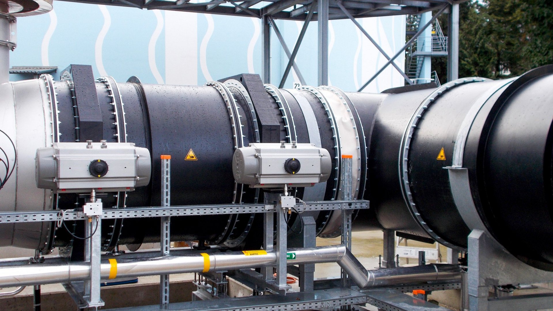 Ventilatiekleppen, afsluitkleppen, proceskleppen, industriële kleppen van kunststof voor chemisch corrosieve gassen en afvoerlucht - Colasit