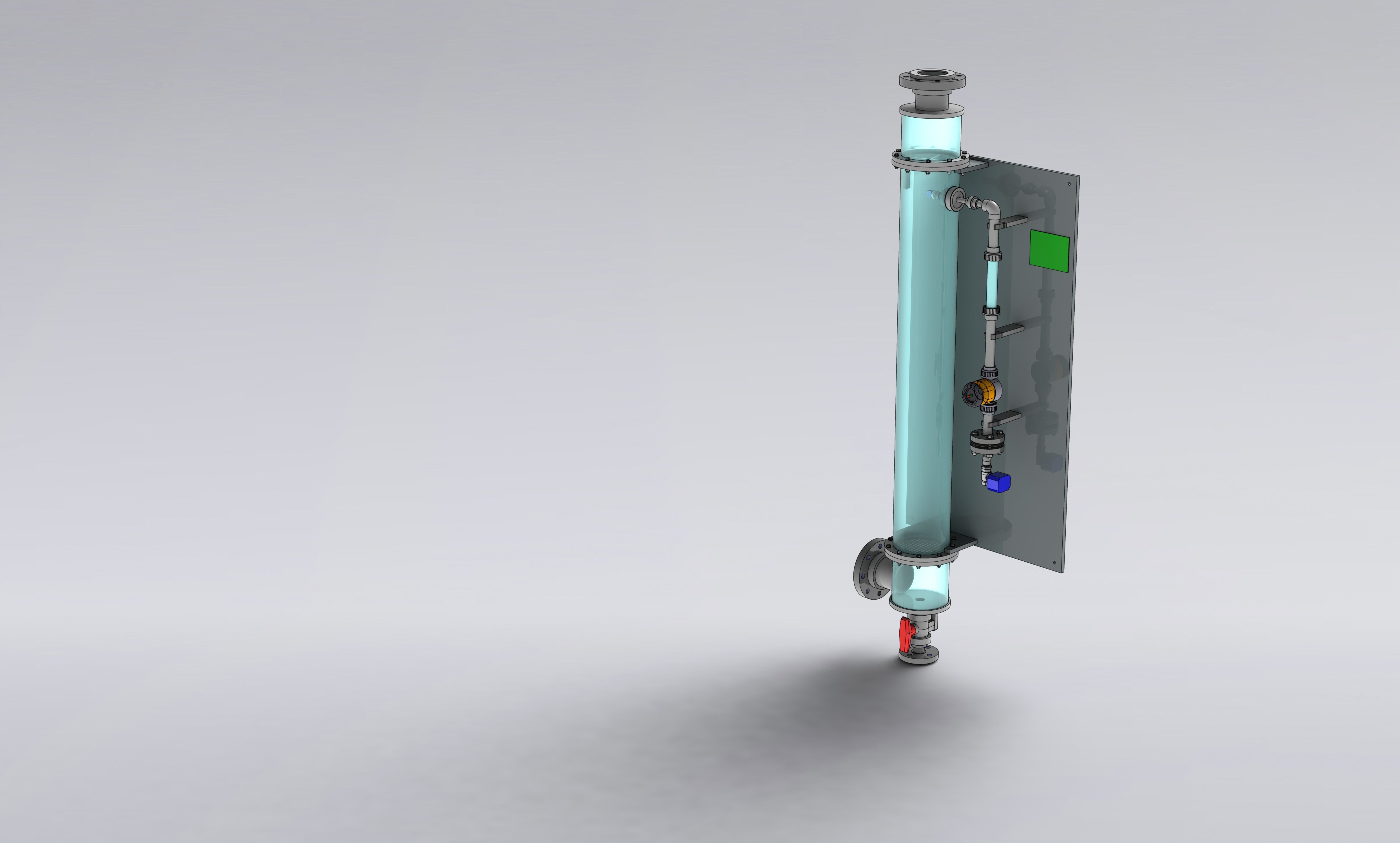 CAVW exhaust air pre-scrubber made of plastic for tanks, storage tank systems to pre-clean flue gases - Colasit