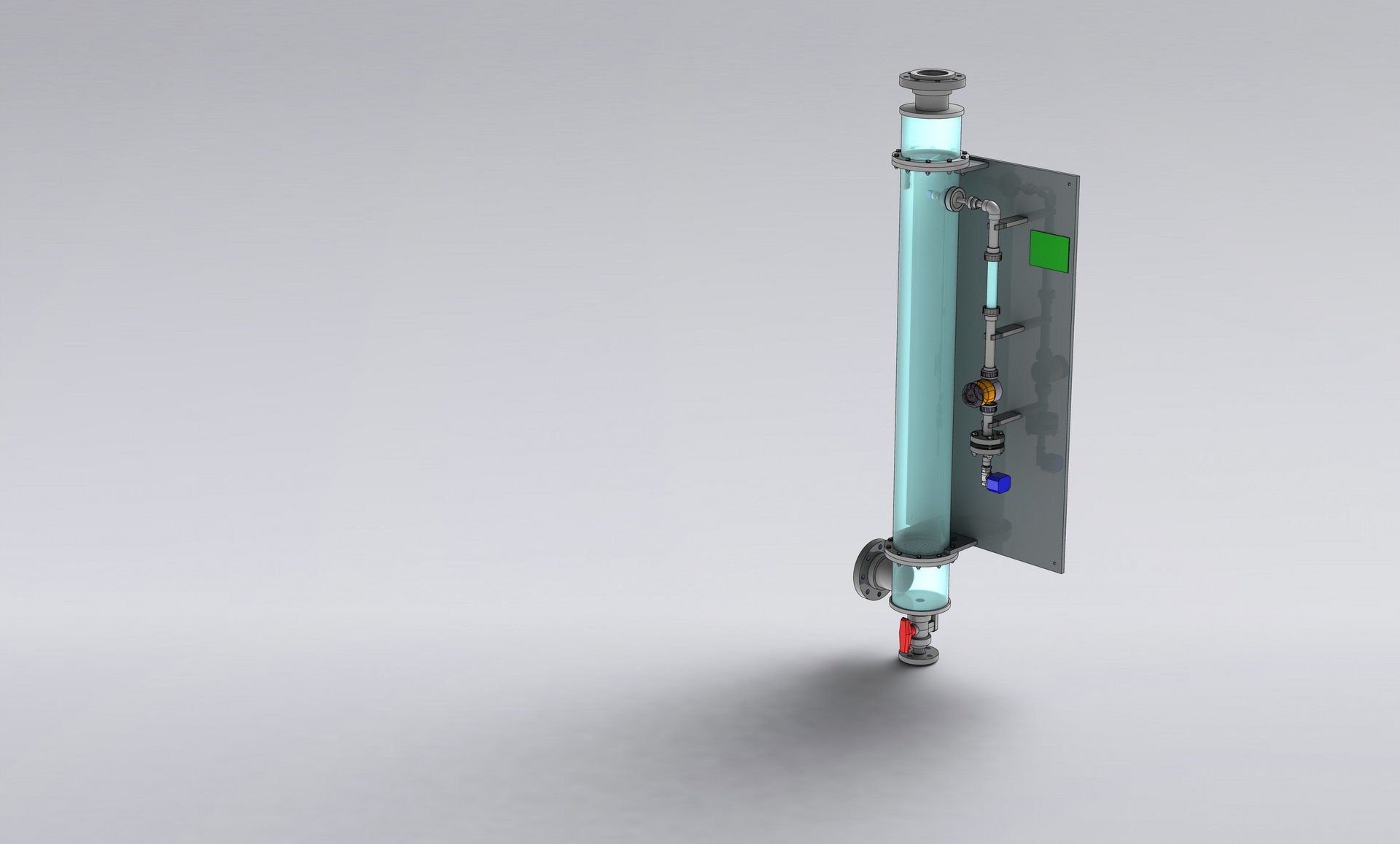 CAVW exhaust air pre-scrubber made of plastic for tanks, storage tank systems to pre-clean flue gases - Colasit