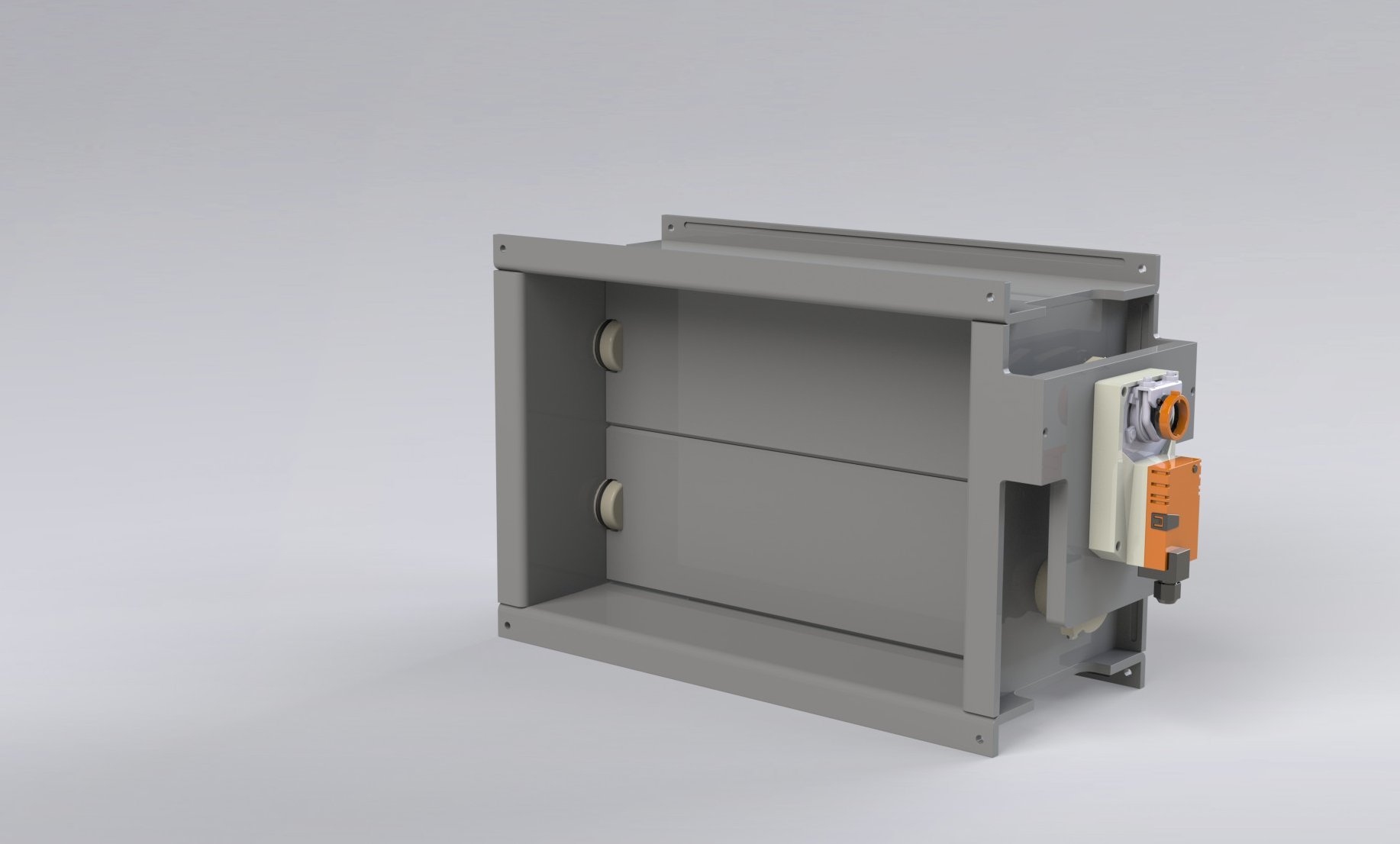 Multileaf dampers, louvre dampers square in plastic - Colasit