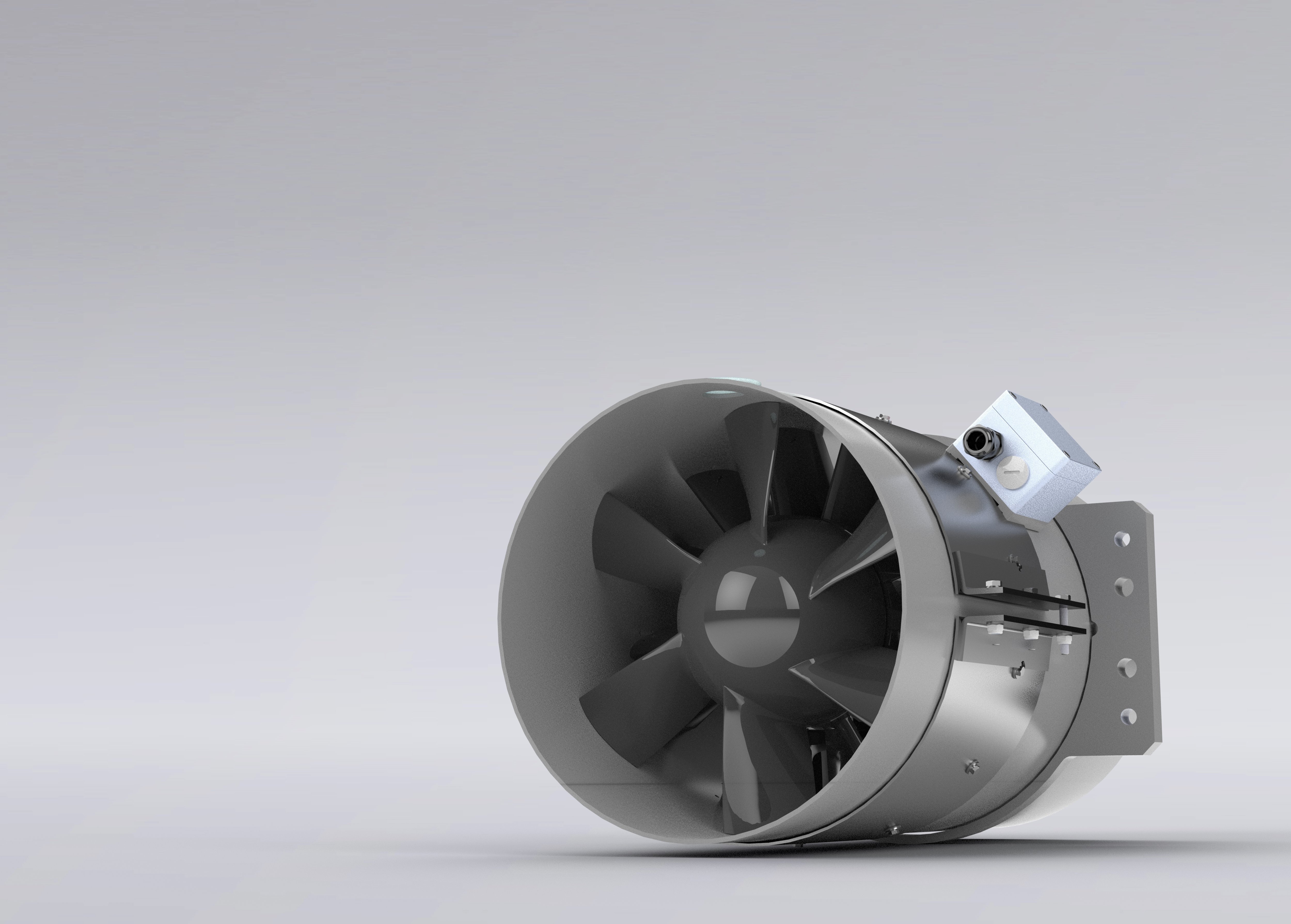 Speciale ventilator in kunststof als noodventilator voor rookgasafvoer - Colasit