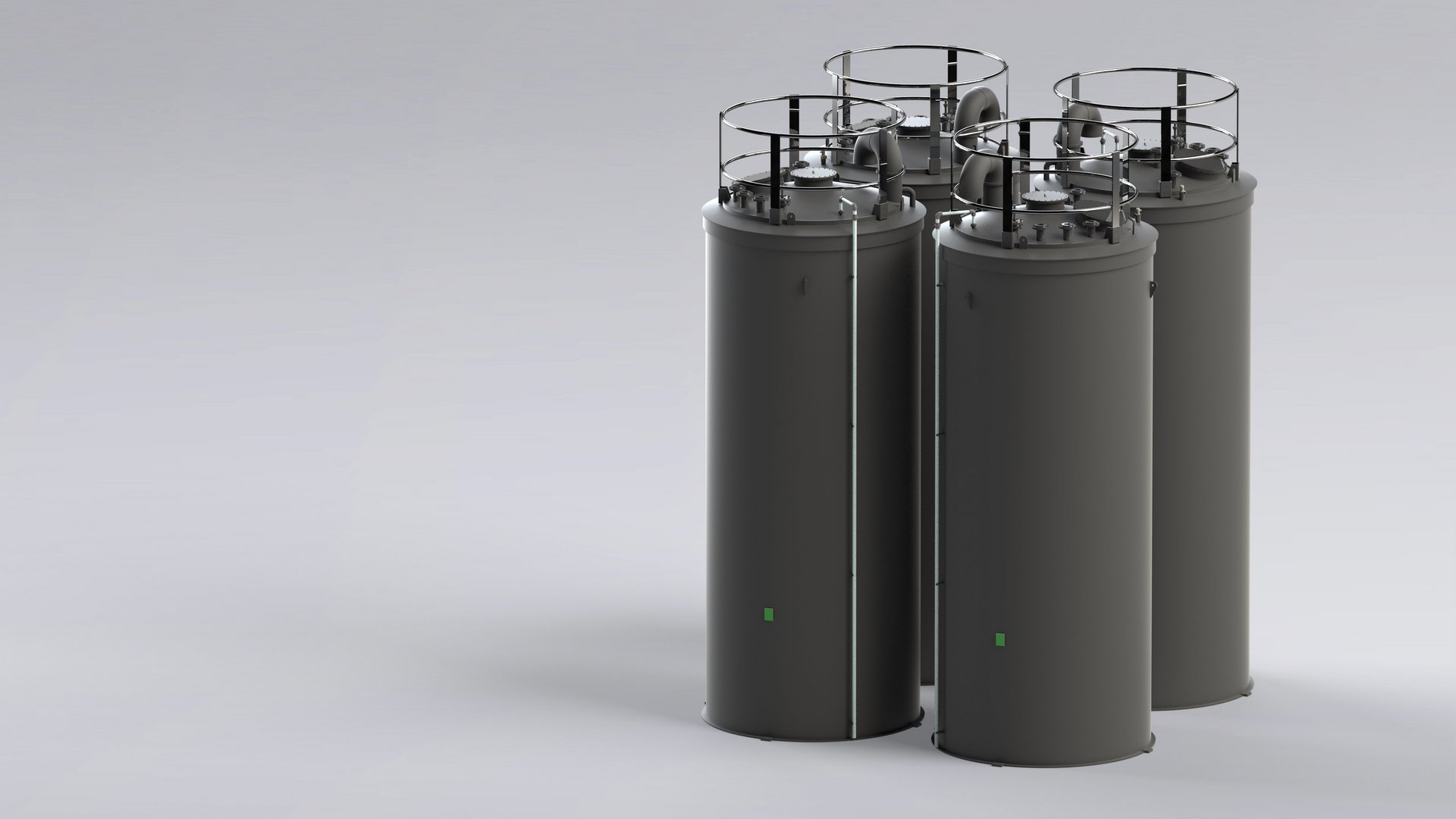 Plastic opslagtanks, plastic containers voor de opslag van chemicaliën, zuren - Colasit