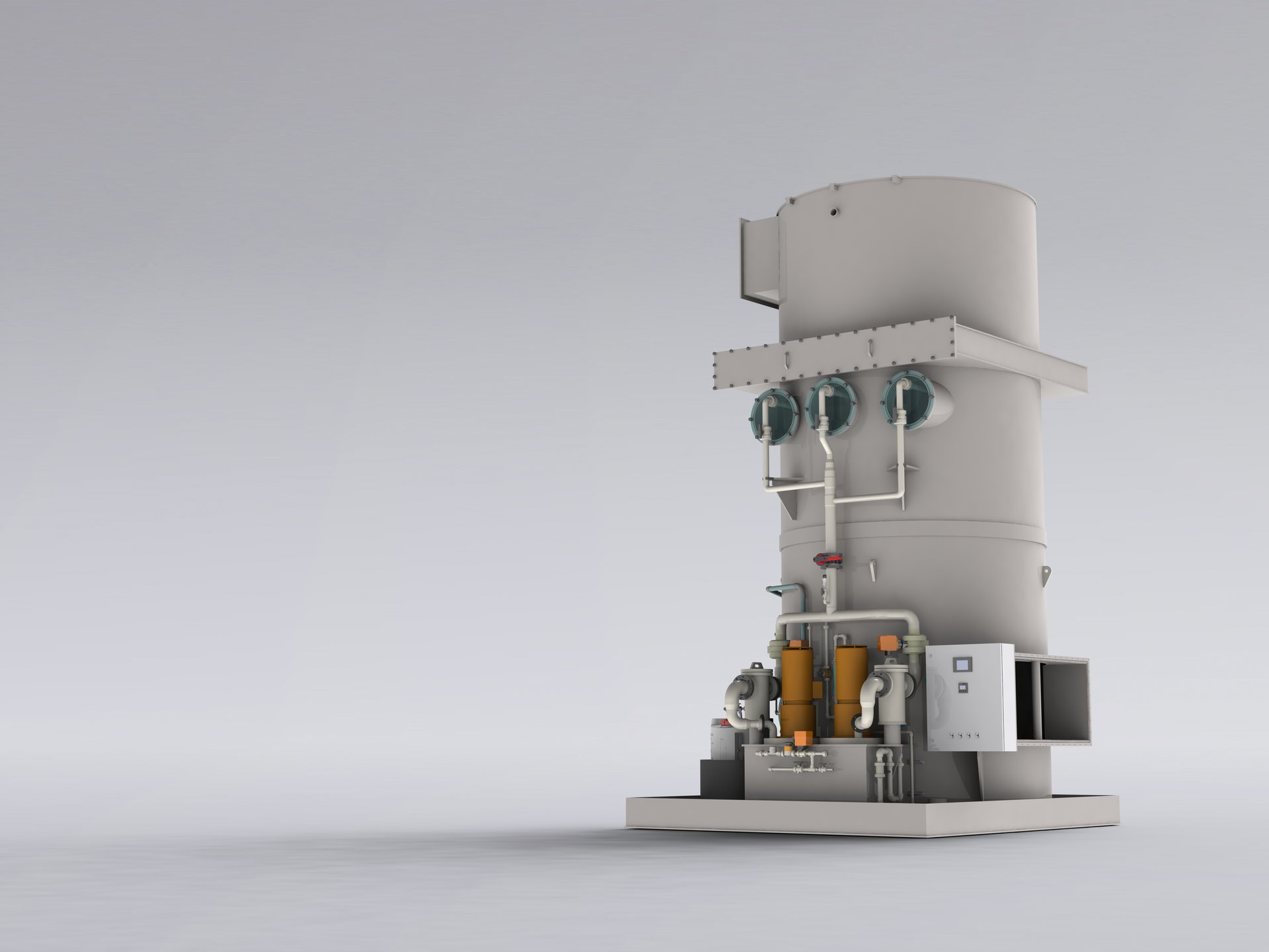 Tegenstroomwasser CRVE in kunststof voor de reiniging  milieuschadelijke stoffen - Colasit