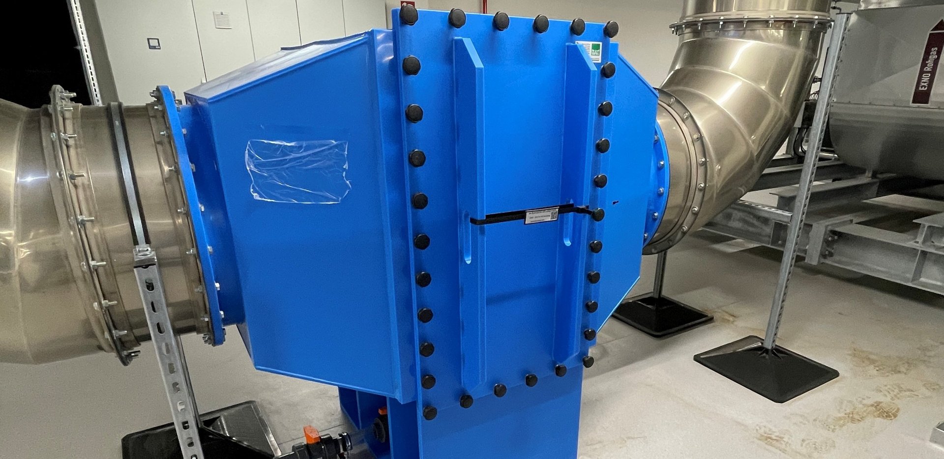 Druppelafscheider voor het reinigen van vloeistof bevattende luchtstromen- Colasit