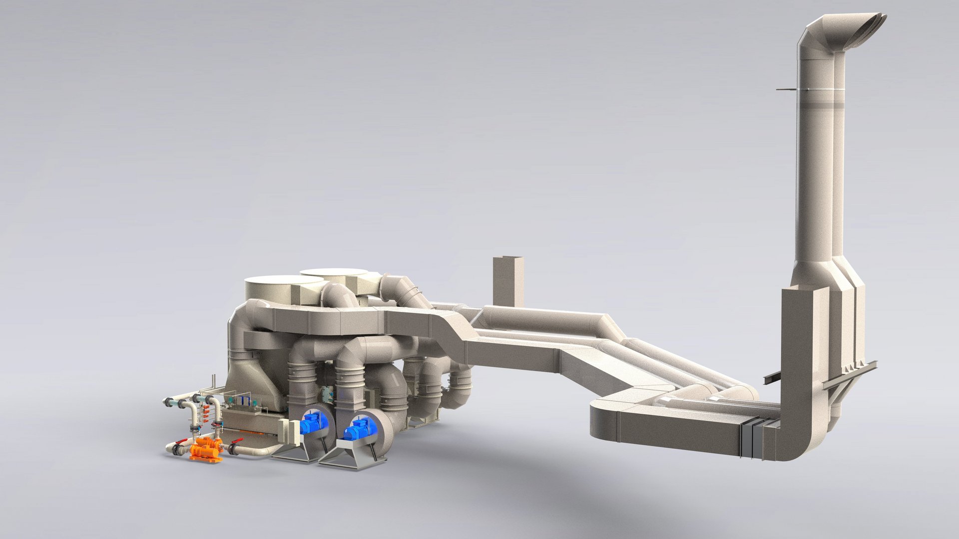 Gaswasser voor uitlaatgassen, luchtgaswasser van kunststof voor het reinigen van vervuilde luchtstromen – Colasit