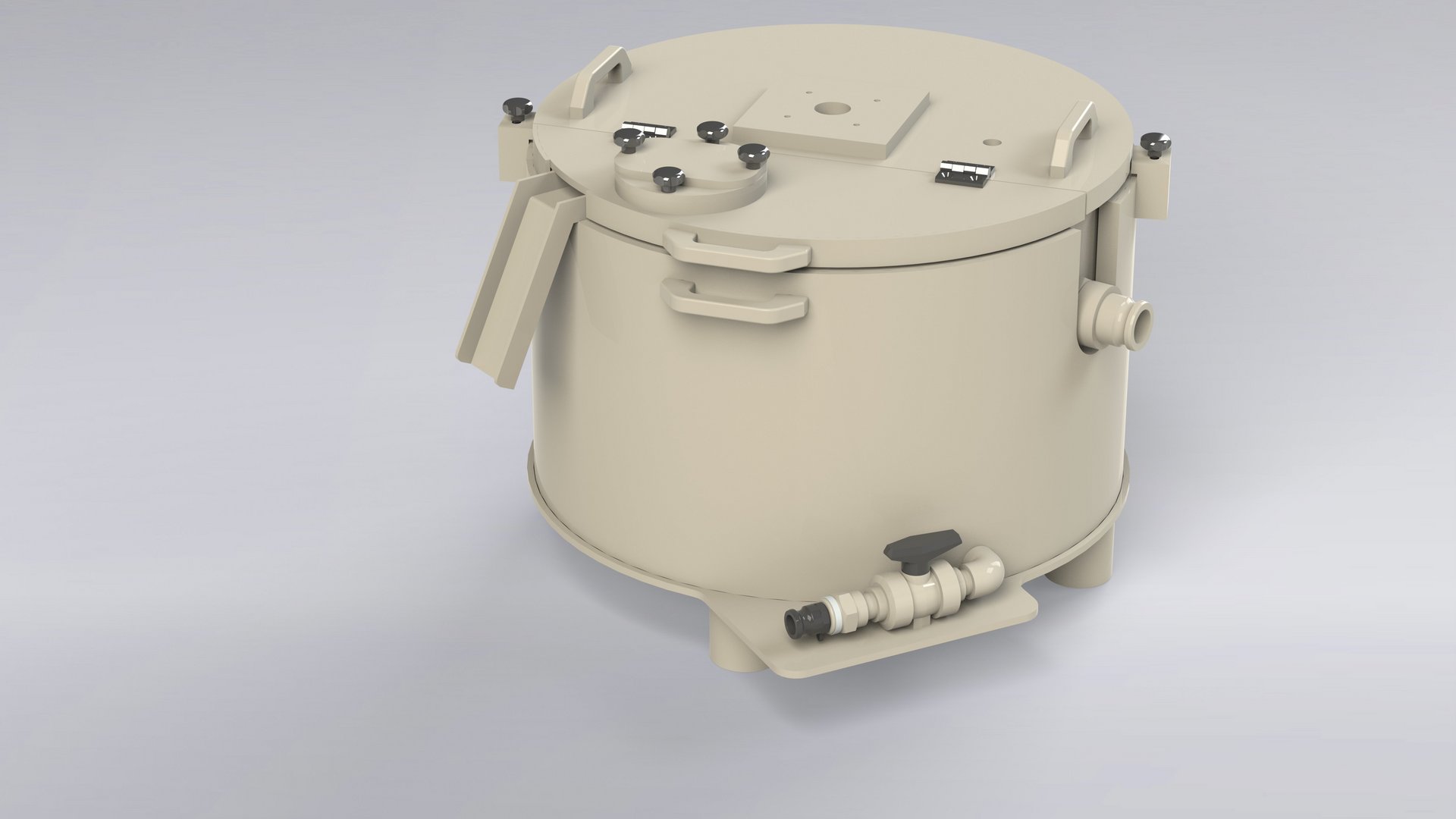 Geïsoleerde kunststof bak voor de chemische industrie - Colasit