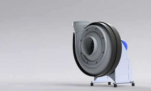 Kunststof ventilator voor chemisch corrosieve afvoerlucht en gassen en uitlaatgassen - Colasit