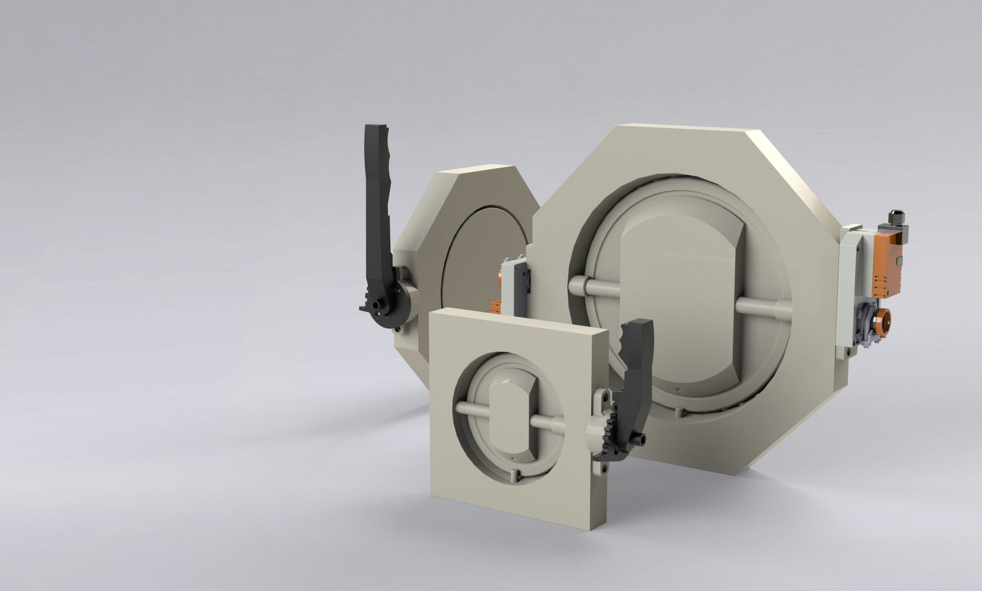 Gas-tight butterfly valves Gschwend in plastic - Colasit