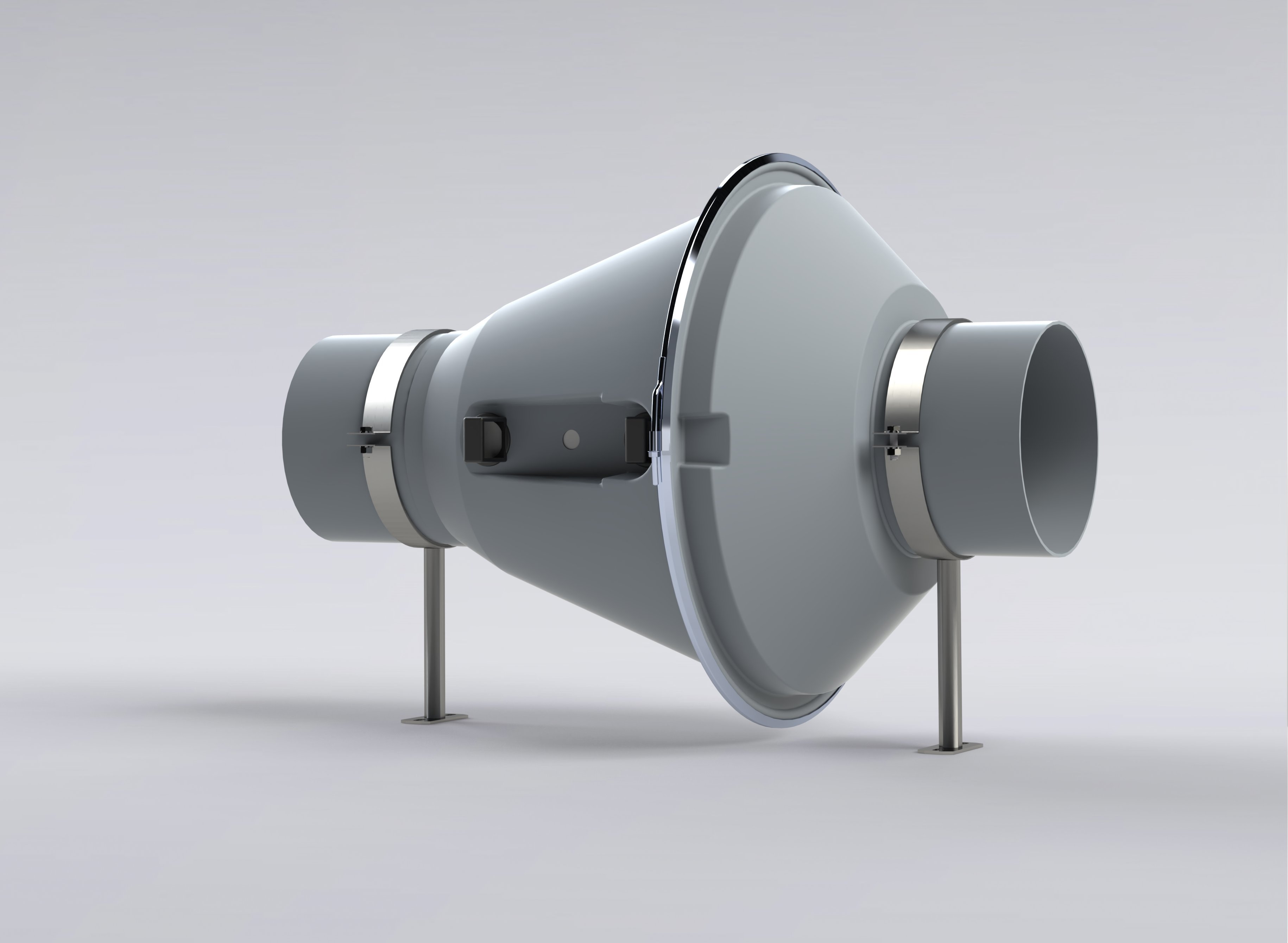 Duct fans made of plastic for installation in plastic pipelines – Colasit