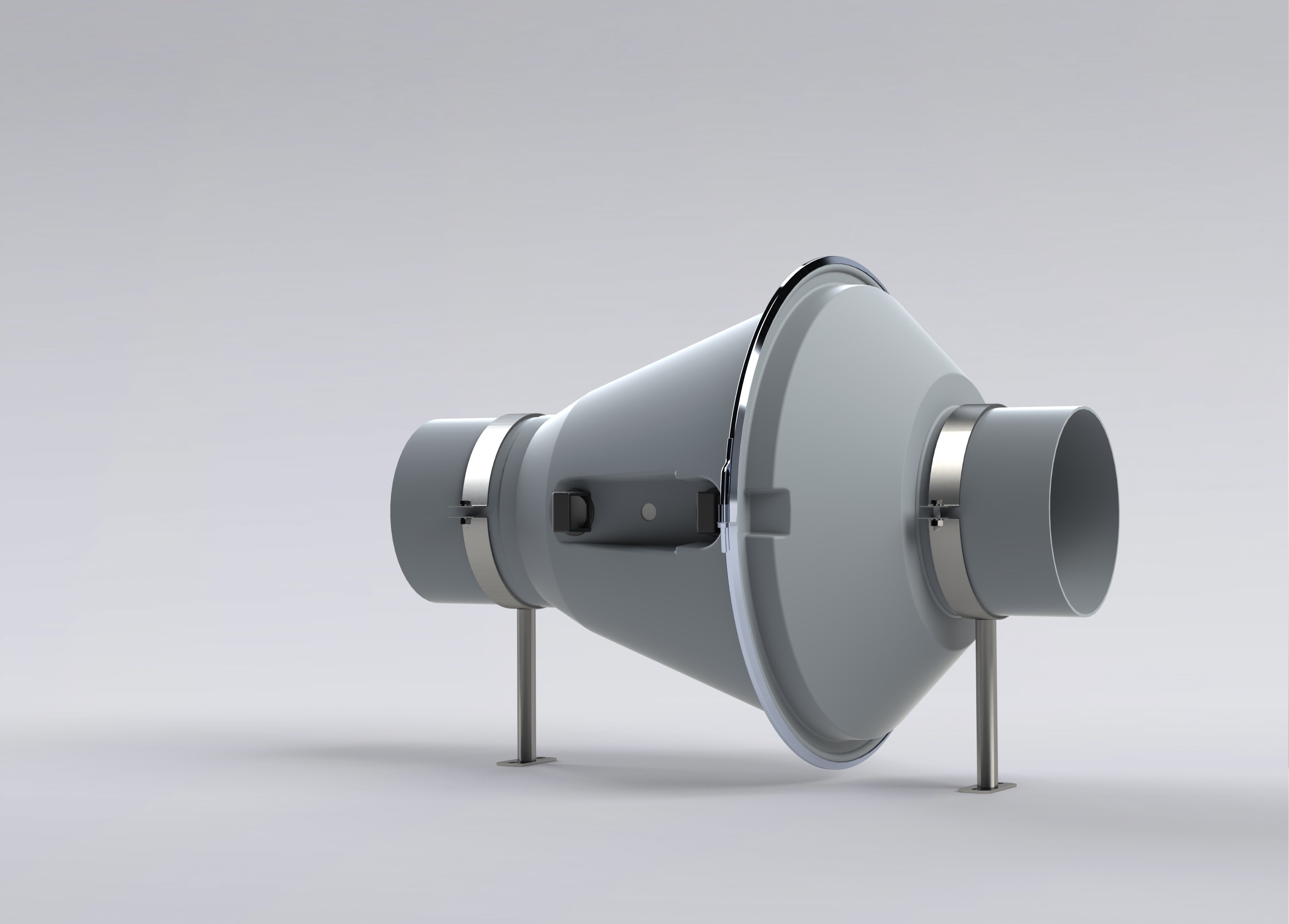 Duct fans made of plastic for installation in plastic pipelines - Colasit