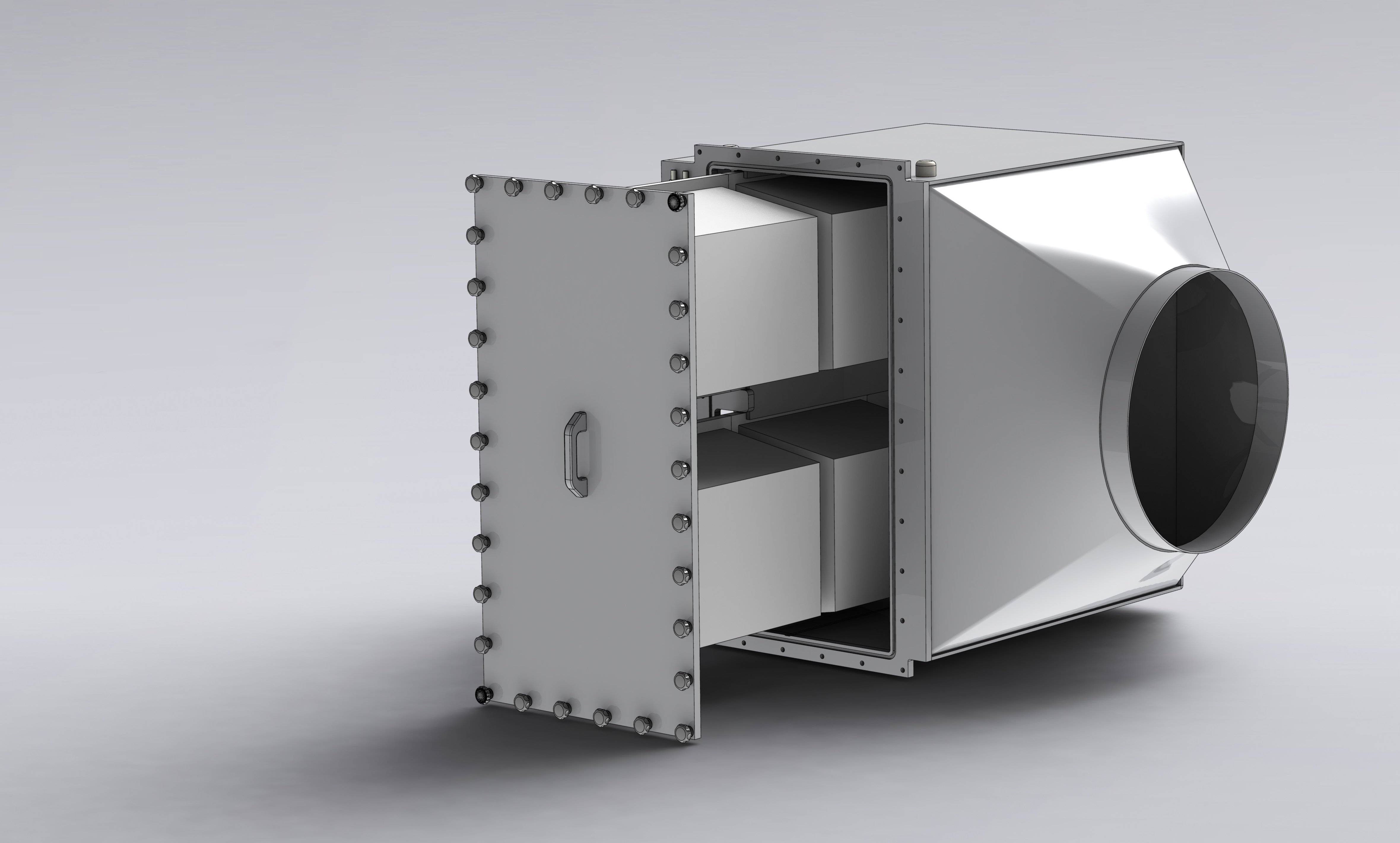 Ventilatiecomponenten, enkel- of tweetraps afvoerluchtfilters, kunststof behuizing voor afvoerlucht - Colasit