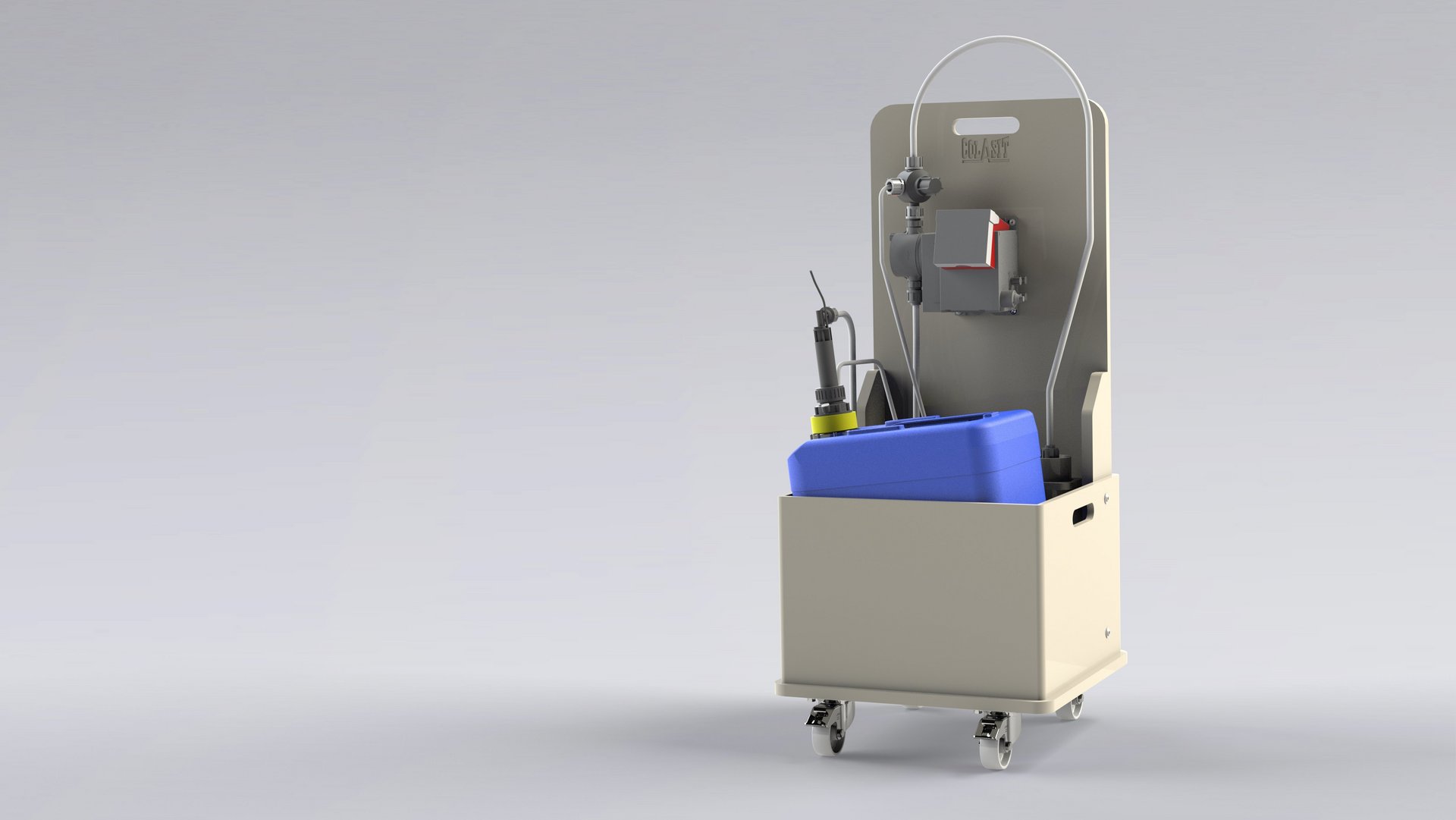 Safe chemical dosing with dosing pump and housing made of plastic - Colasit