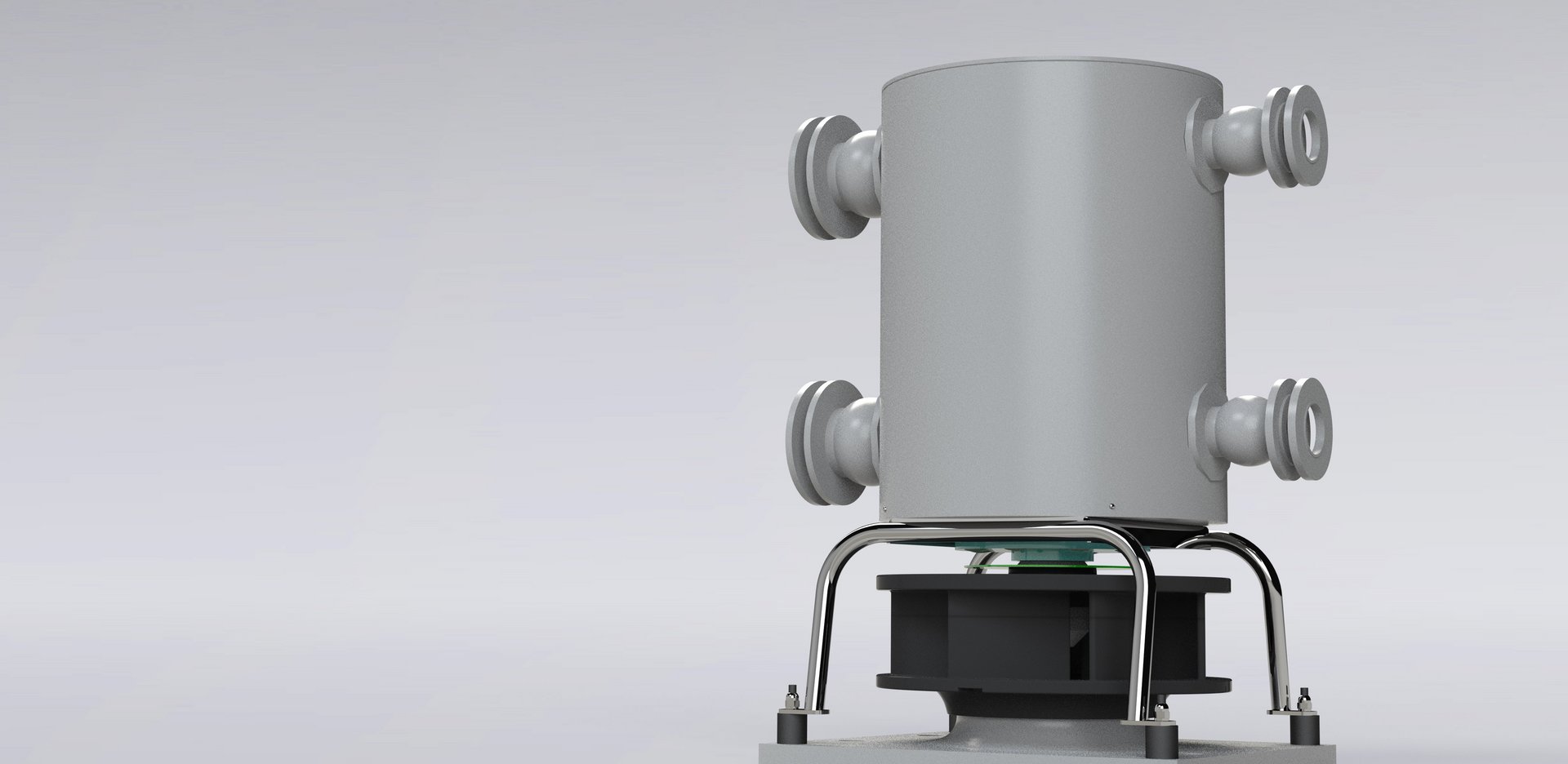 Special fan made of plastic as the main fan for exhaust air gas water - Colasit