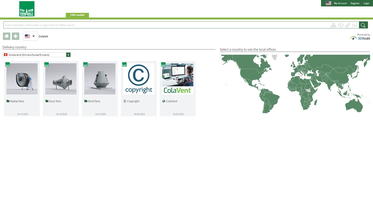 Digitale gegevens voor ontwerpen met Colasit producten om te downloaden - Colasit